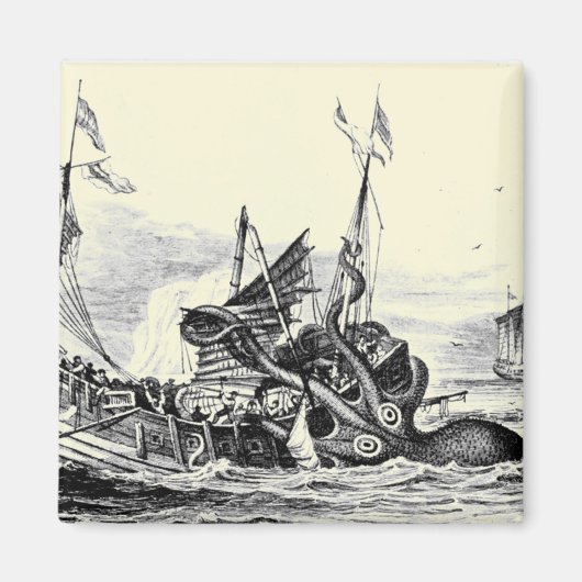 Kraken aanval! Magneet (Voorkant)