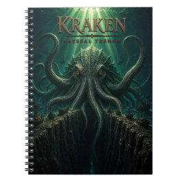 Kraken AfgrondTrog Donkere Bioscoop Notitieboek