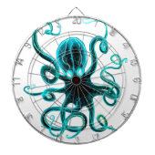 Kraken_Aqua Dartbord (Voorkant)