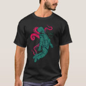 Kraken Astronaut Space Octopus Tentacle in Moon Sk T-shirt (Voorkant)