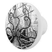 Kraken Attack gigantische octopus Keramische Knop (Rechts)