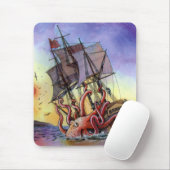 Kraken Attack Mousepad Muismat (Met muis)