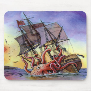 Kraken Attack Mousepad Muismat