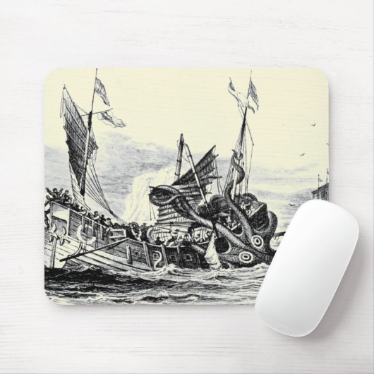 Kraken Attack! Mousepad Muismat (Met muis)