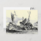 Kraken Attack! Postcard Briefkaart (Voorkant / Achterkant)