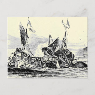 Kraken Attack! Postcard Briefkaart