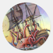 Kraken Attack Sticker (Voorkant)