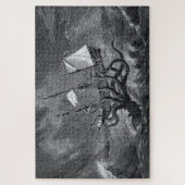 Kraken Attacking Ship etching Legpuzzel (Verticaal)
