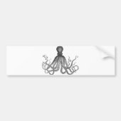 Kraken - Black Giant Octopus / Cthulu Bumpersticker (Voorkant)