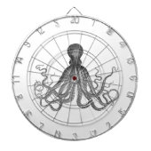 Kraken - Black Giant Octopus / Cthulu Dartbord (Voorkant)