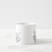 Kraken - Black Giant Octopus / Cthulu Espresso Kop (Voorkant)