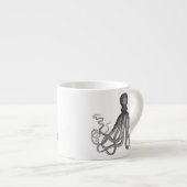 Kraken - Black Giant Octopus / Cthulu Espresso Kop (Voorkant rechts)