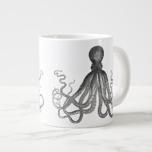 Kraken - Black Giant Octopus / Cthulu Grote Koffiekop