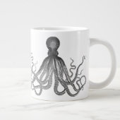 Kraken - Black Giant Octopus / Cthulu Grote Koffiekop (Rechts)