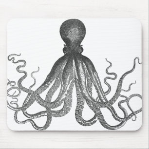 Kraken - Black Giant Octopus / Cthulu Muismat
