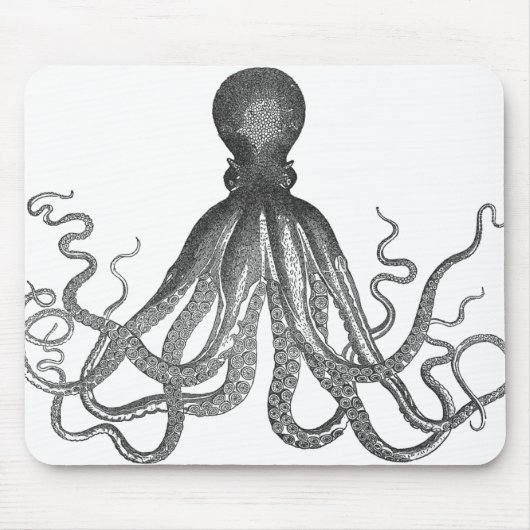 Kraken - Black Giant Octopus / Cthulu Muismat (Voorkant)