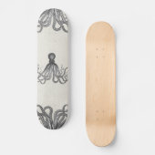 Kraken - Black Giant Octopus / Cthulu Persoonlijk Skateboard (Voorkant)