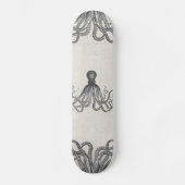 Kraken - Black Giant Octopus / Cthulu Persoonlijk Skateboard (Voorkant)
