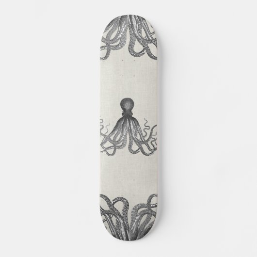 Kraken - Black Giant Octopus / Cthulu Persoonlijk Skateboard (Voorkant)