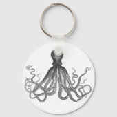 Kraken - Black Giant Octopus / Cthulu Sleutelhanger (Voorkant)