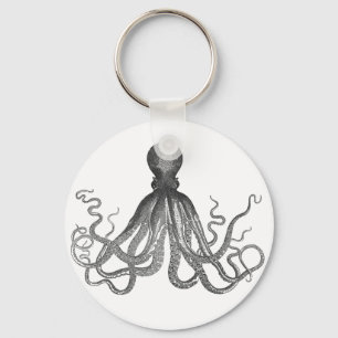 Kraken - Black Giant Octopus / Cthulu Sleutelhanger