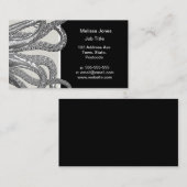 Kraken - Black Giant Octopus / Cthulu Visitekaartje (Voorkant / Achterkant)