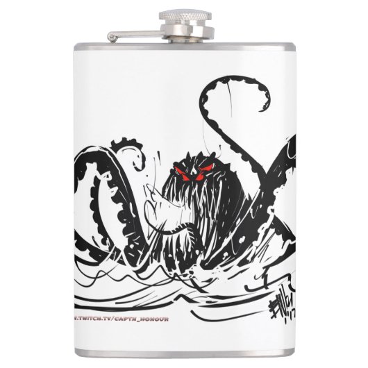 Kraken Flask Heupfles (Voorkant)
