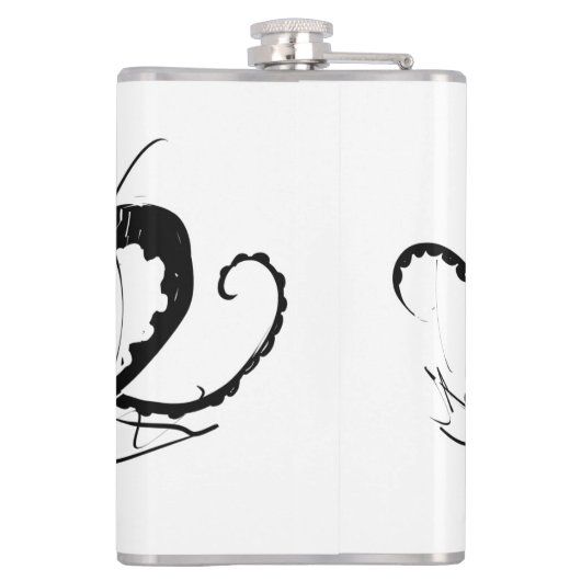 Kraken Flask Heupfles (Achterkant)