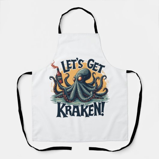 Kraken Funny Rum Drink Octopus Schort (Voorkant)