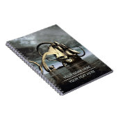 Kraken. Giant octopus bringing down a pirate ship Notitieboek (Rechterzijde)