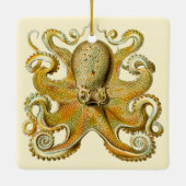 Kraken, Giant Octopus door Ernst Haeckel Keramisch Ornament (Achterkant)