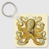 Kraken, Giant Octopus door Ernst Haeckel Sleutelhanger (Voorkant)