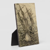  Kraken Giant Squid Zee Monster Ship Poster Fotoplaat (Zijkant)