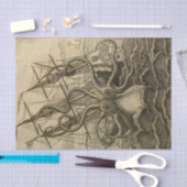 Kraken Giant Squid Zee Monster Ship Tissuepapier (Craft)