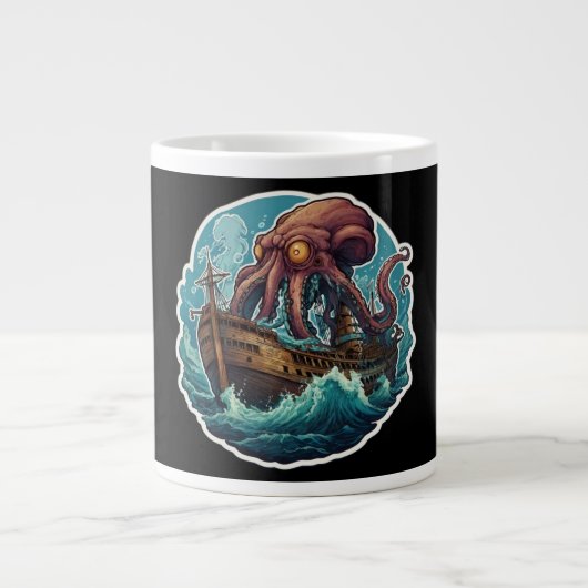 Kraken Grote Koffiekop (Voorkant)