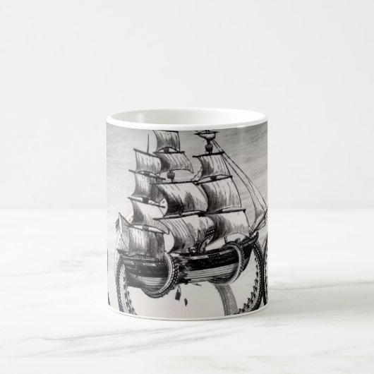 Kraken Holding Pirate/Sailing Ship White Mok (Center)