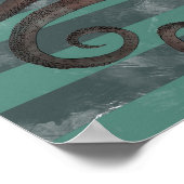 Kraken houdt van je poster (Hoek)