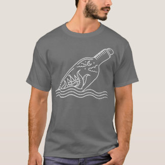 Kraken in een fles t-shirt