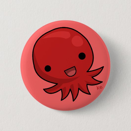 Kraken Jr Ronde Button 5,7 Cm (Voorkant)
