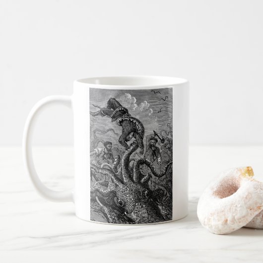 Kraken Koffiemok (Met donut)