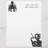 Kraken Letterhead Briefhoofd Ontwerp (Voorkant)