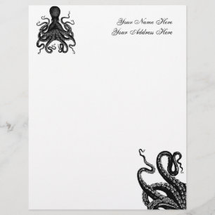Kraken Letterhead Briefhoofd Ontwerp