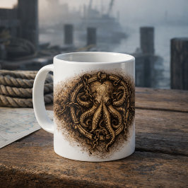 Kraken Mark Pirate Sigil Koffiemok