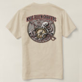 Kraken met harpoen logo T-shirt (Design achterkant)