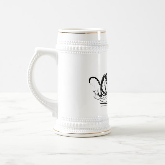 Kraken Mok! Beer Stein Bierpul (Links)