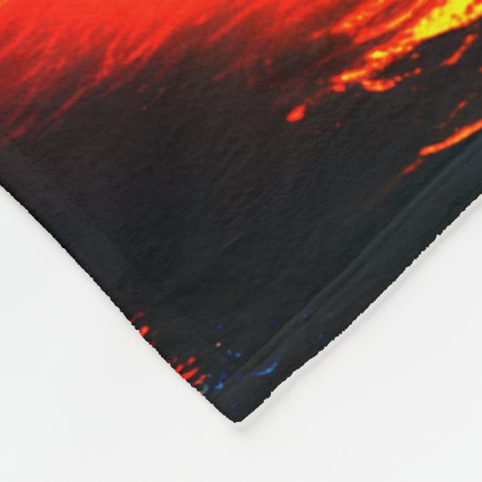 Kraken Monster Rockstar Fleece Deken (Hoek)