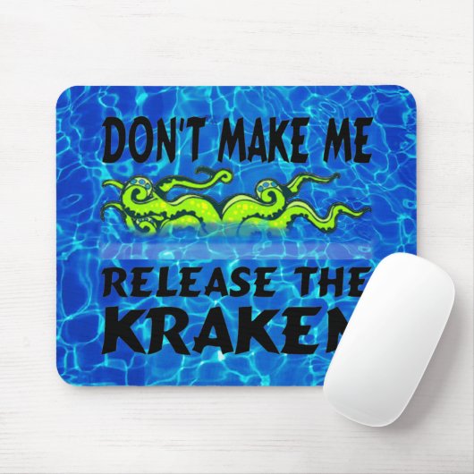 Kraken Mousepad Muismat (Met muis)