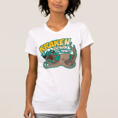 Kraken neer op piraterij t-shirt (Voorkant)
