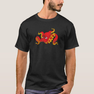 Kraken Oceaan Dier Duiken Zeemonster Octo T-shirt