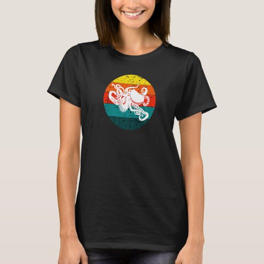 Kraken Octopus Cthulhu Octopi T-shirt (Voorkant)